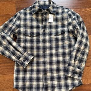 NWT J.Crew Insulated  Plaid Shirt
